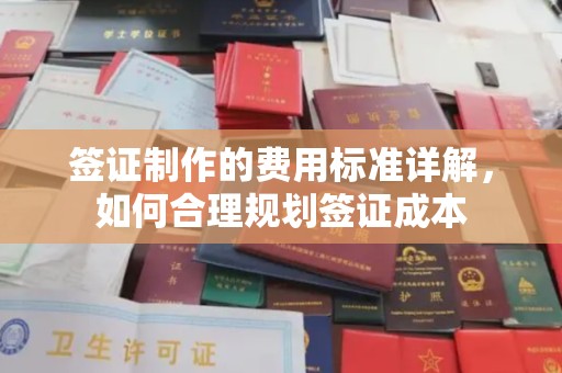 新余签证制作的费用标准详解，如何合理规划签证成本